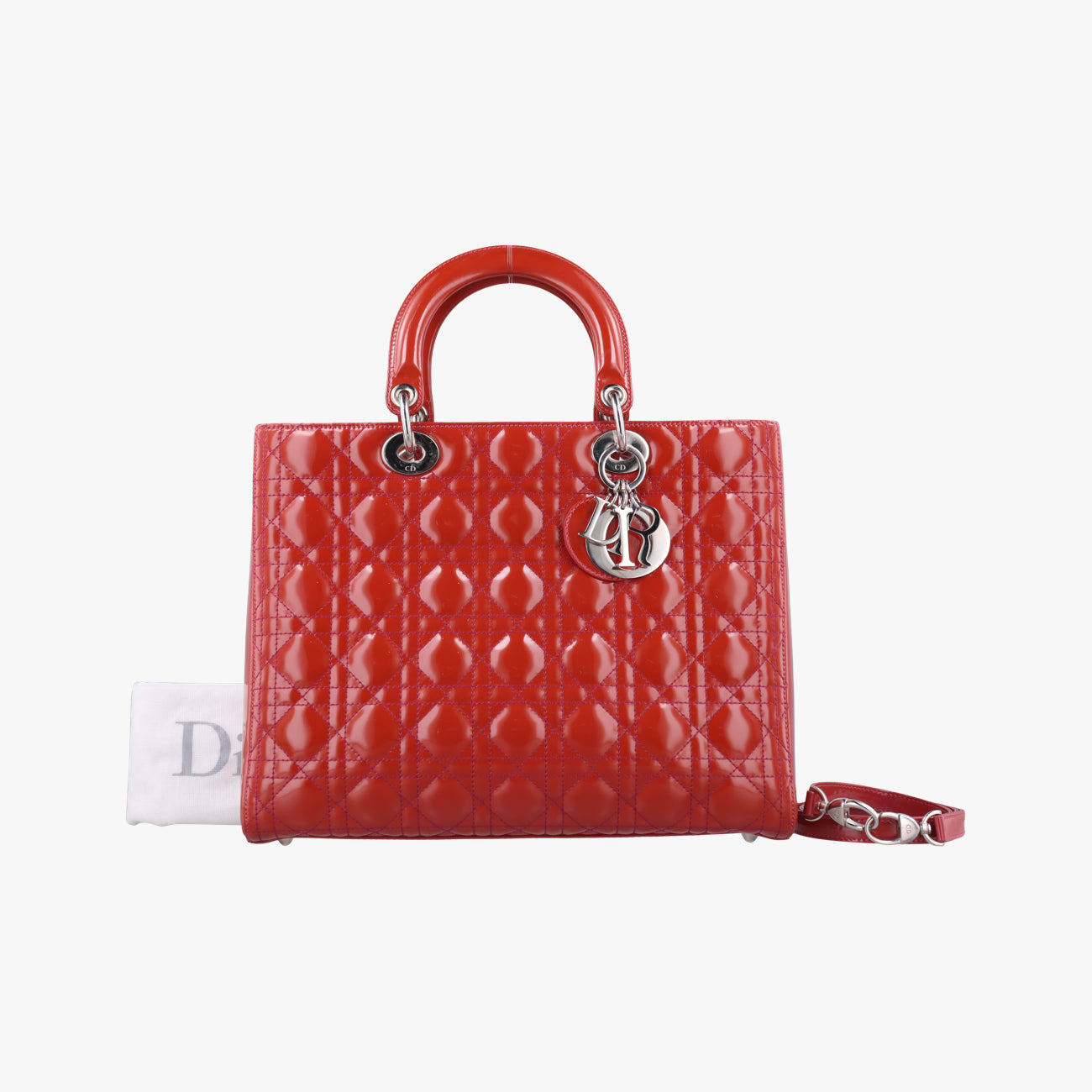 Lady DiorRedpatent00X96-1101レディディオールレッドパテント00X96-1101