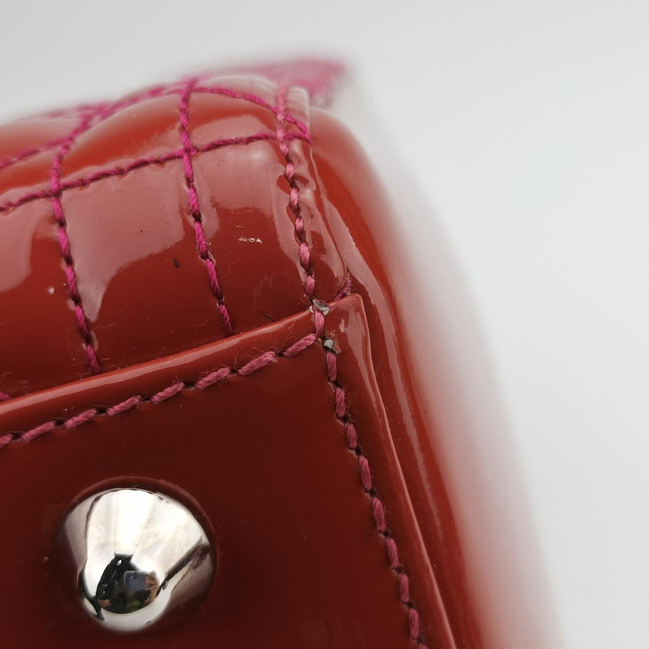 Lady DiorRedpatent00X96-1101レディディオールレッドパテント00X96-1101