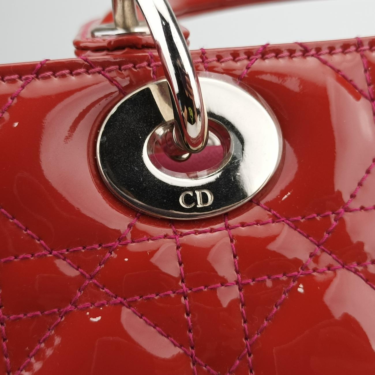 Lady DiorRedpatent00X96-1101レディディオールレッドパテント00X96-1101