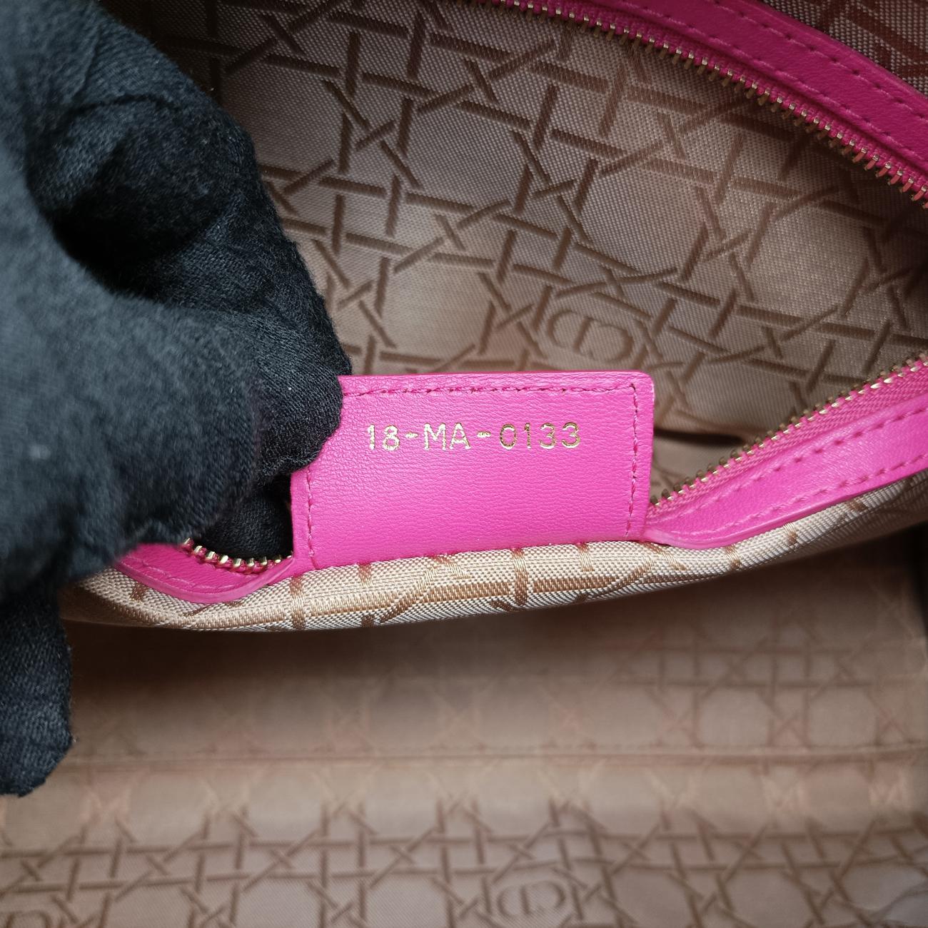 Lady DiorPinklambskin18-MA-0133レディディオールピンクラムスキン18-MA-0133