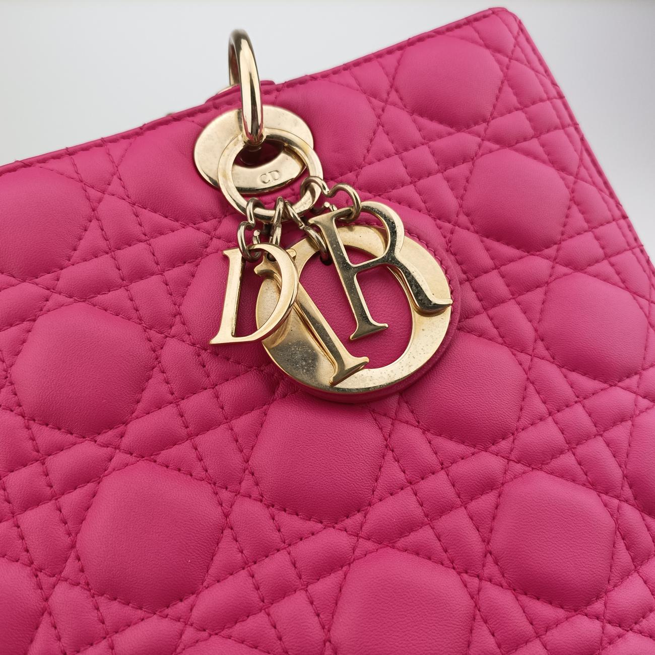 Lady DiorPinklambskin18-MA-0133レディディオールピンクラムスキン18-MA-0133