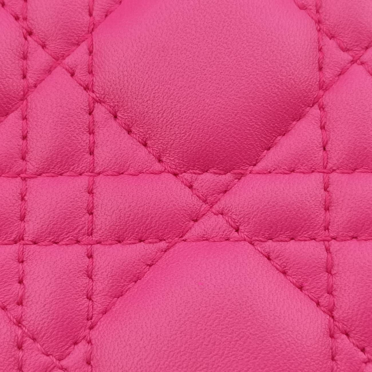 Lady DiorPinklambskin18-MA-0133レディディオールピンクラムスキン18-MA-0133