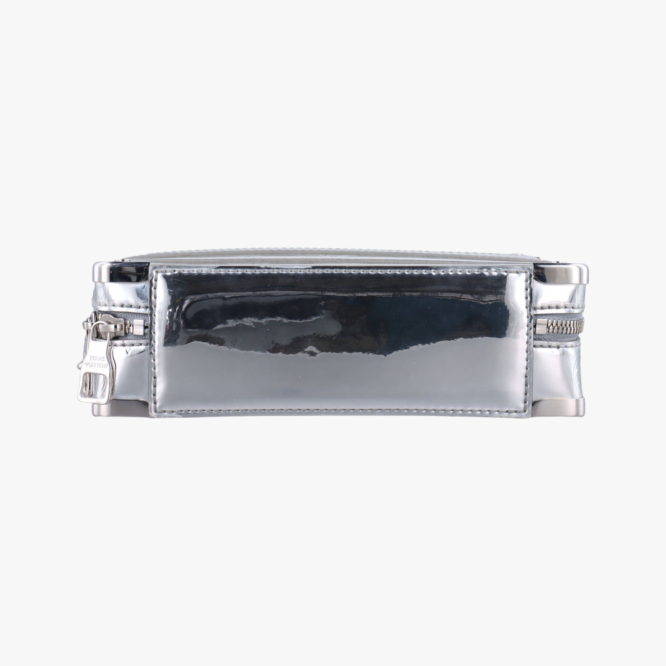 Monogram Mirror Handle Soft TrunkSilverVernisM45885ICチップモノグラム ミラー ハンドル ソフトトランク 2021AWシルバーヴェルニM45885ICチップ