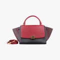 TrapezeBlack×redLeatherF-CU-2105トラペーズスモールブラック×レッドレザーF-CU-2105