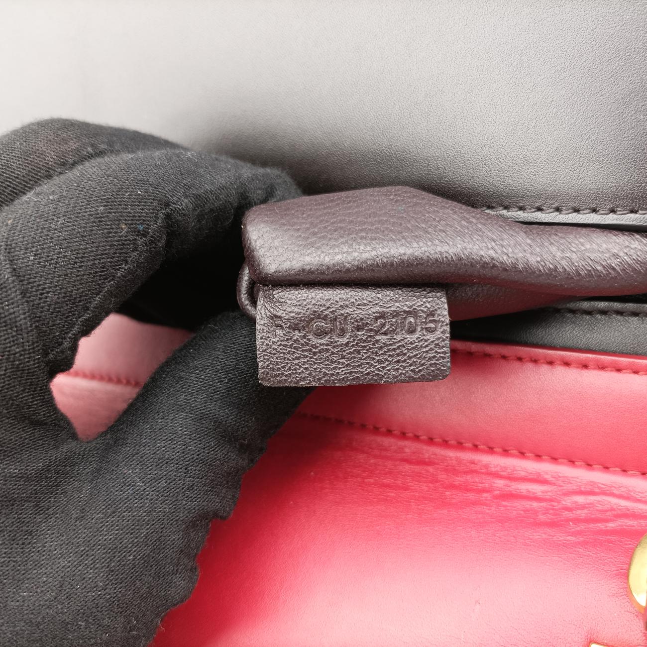 TrapezeBlack×redLeatherF-CU-2105トラペーズスモールブラック×レッドレザーF-CU-2105