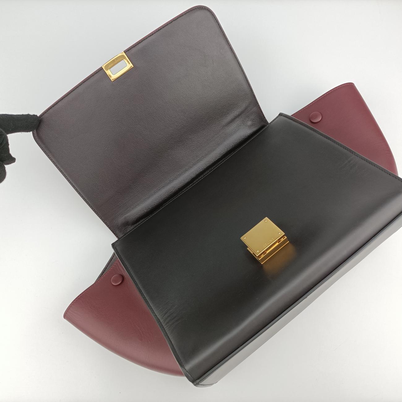 TrapezeBlack×redLeatherF-CU-2105トラペーズスモールブラック×レッドレザーF-CU-2105