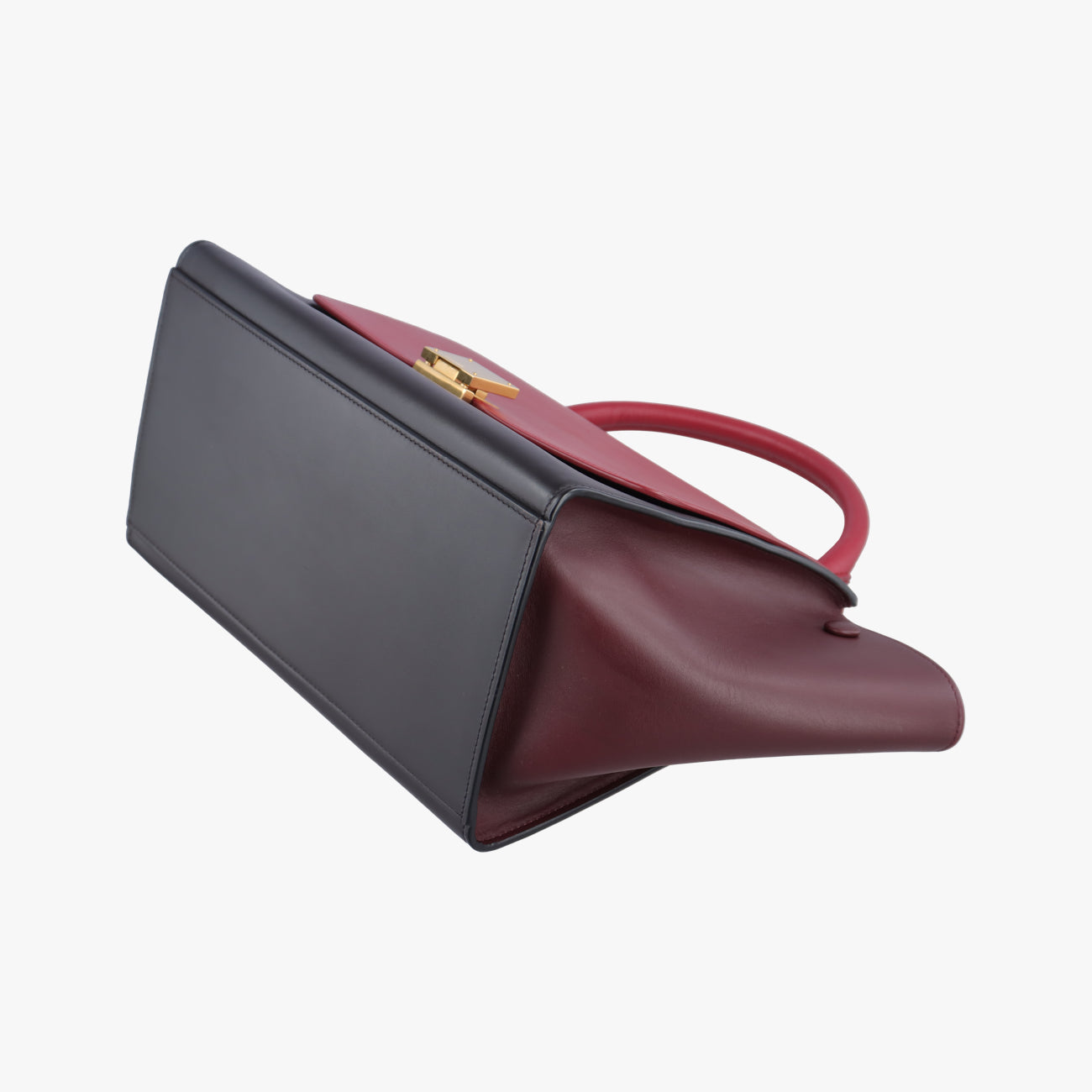TrapezeBlack×redLeatherF-CU-2105トラペーズスモールブラック×レッドレザーF-CU-2105