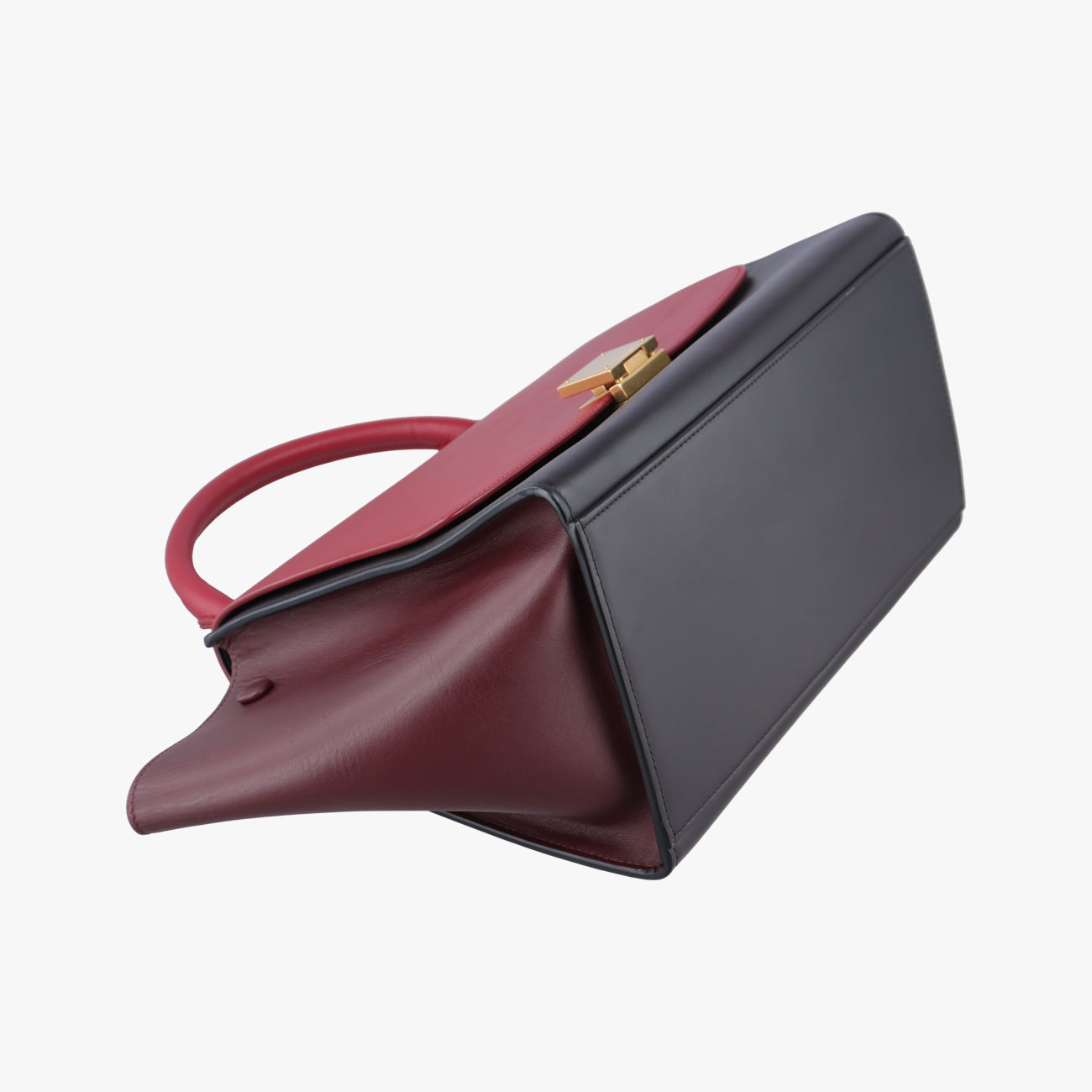TrapezeBlack×redLeatherF-CU-2105トラペーズスモールブラック×レッドレザーF-CU-2105