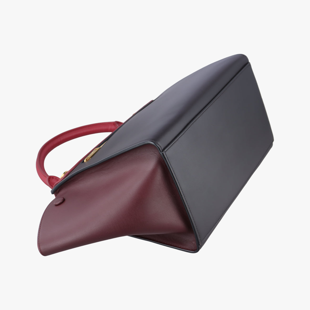 TrapezeBlack×redLeatherF-CU-2105トラペーズスモールブラック×レッドレザーF-CU-2105