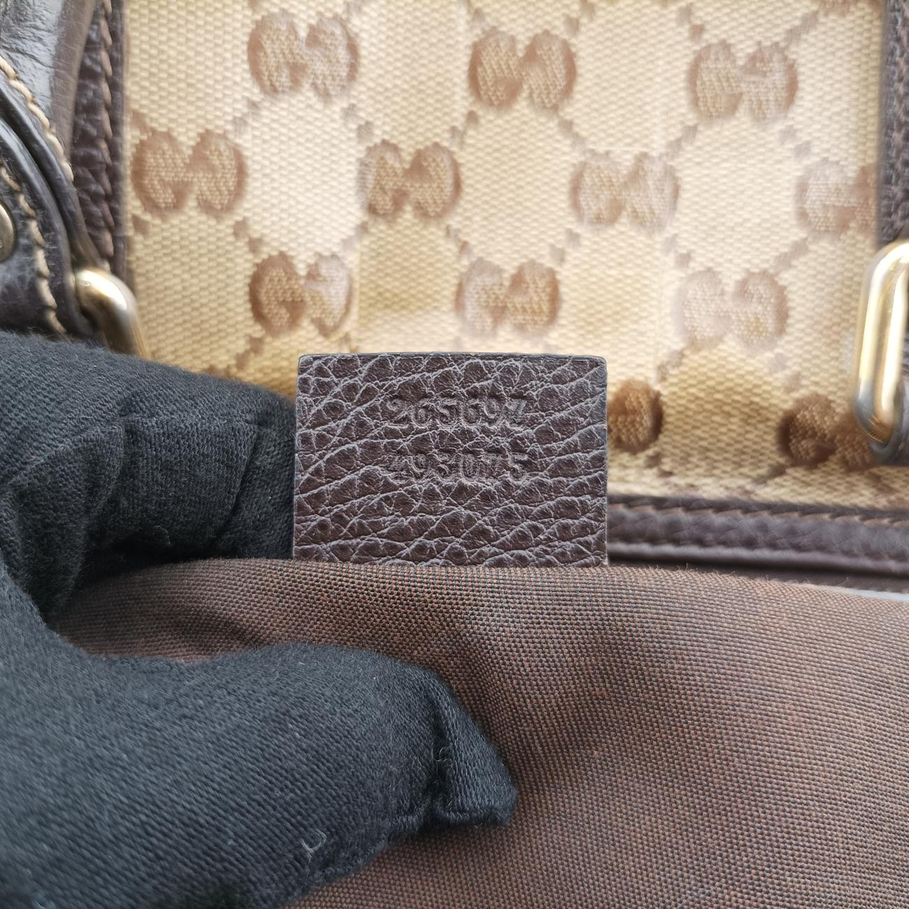 Joy GuccissimaBrownPVC coated canvas265697E017282088ジョイ グッチッシマブラウンPVCコーティングキャンバス265697E017282088