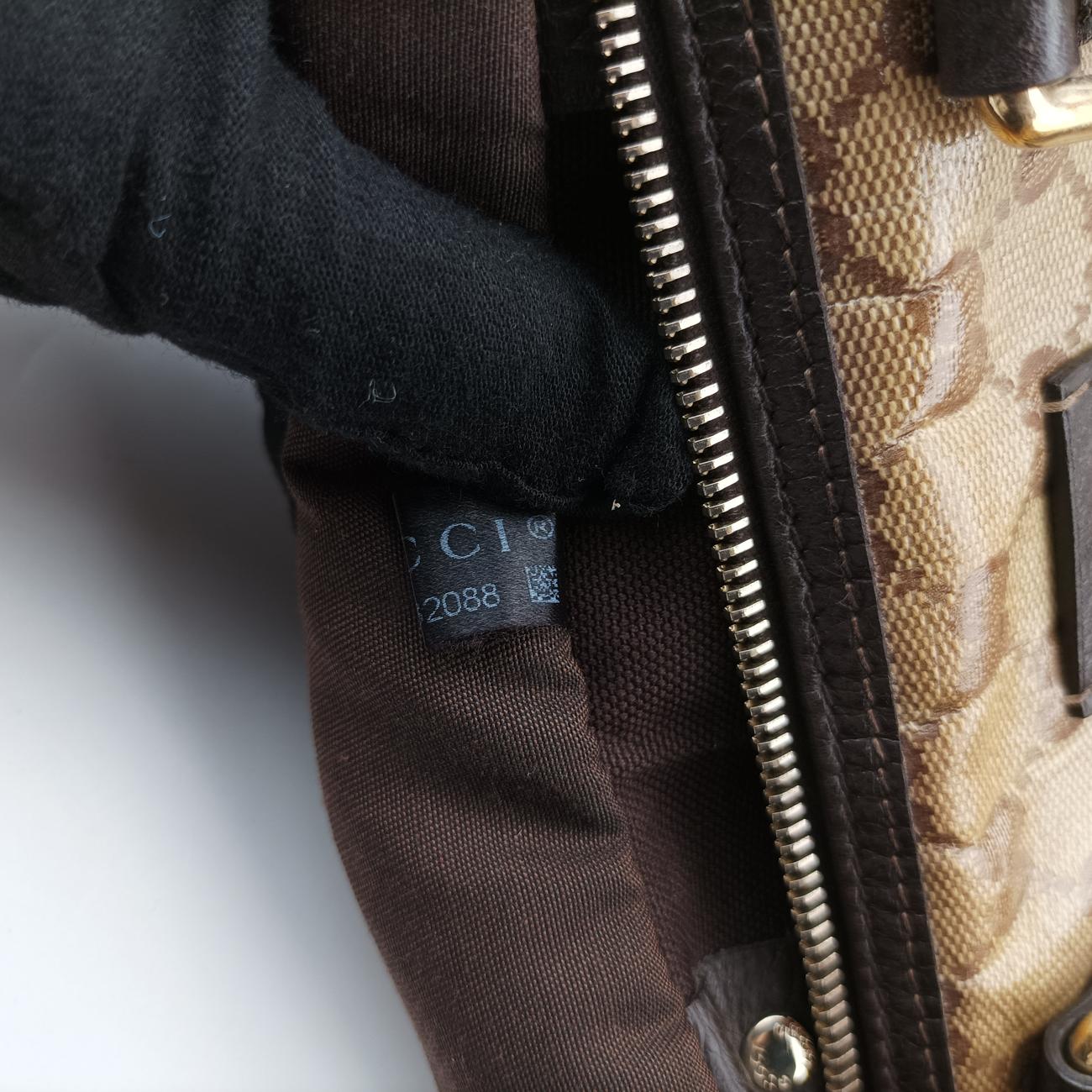 Joy GuccissimaBrownPVC coated canvas265697E017282088ジョイ グッチッシマブラウンPVCコーティングキャンバス265697E017282088