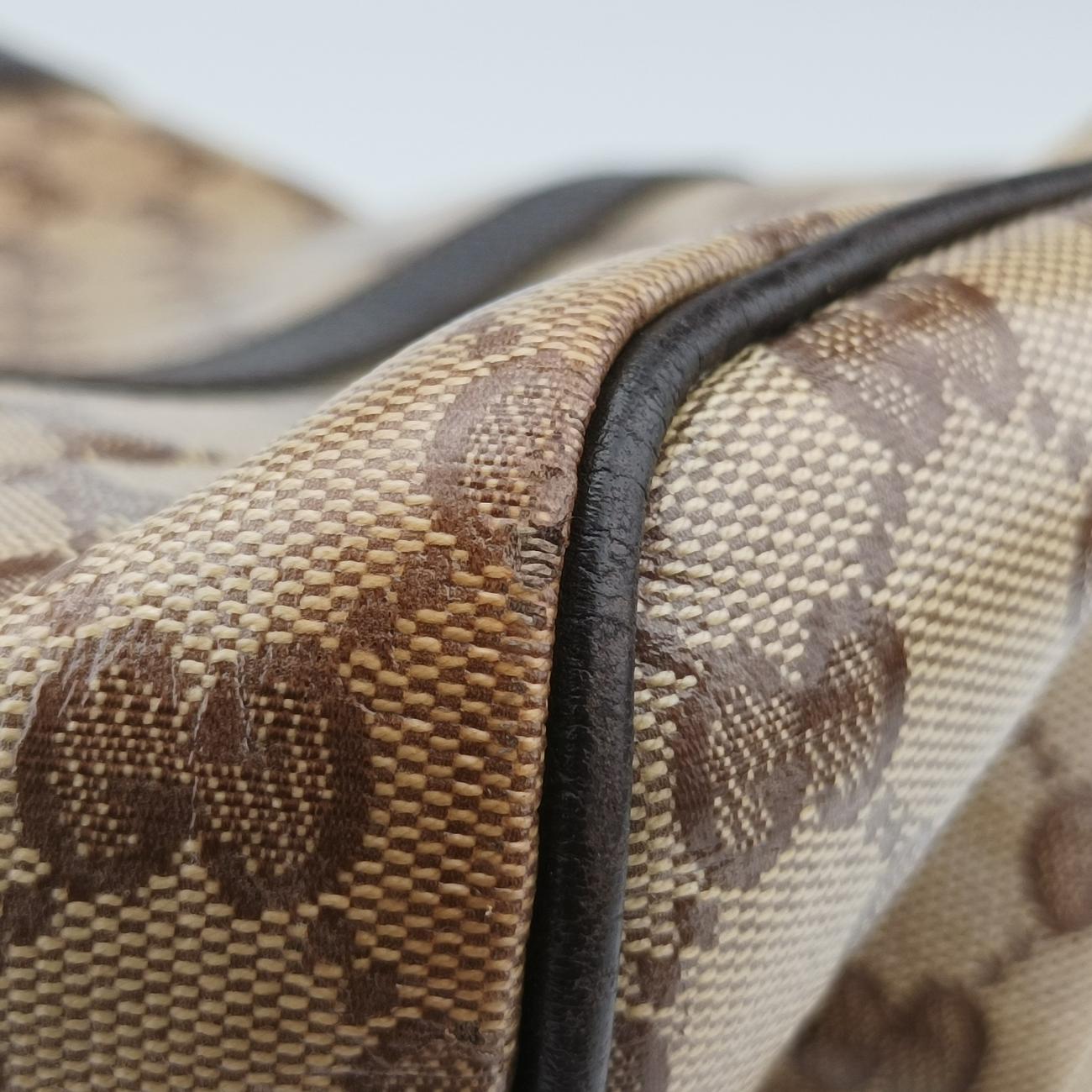 Joy GuccissimaBrownPVC coated canvas265697E017282088ジョイ グッチッシマブラウンPVCコーティングキャンバス265697E017282088