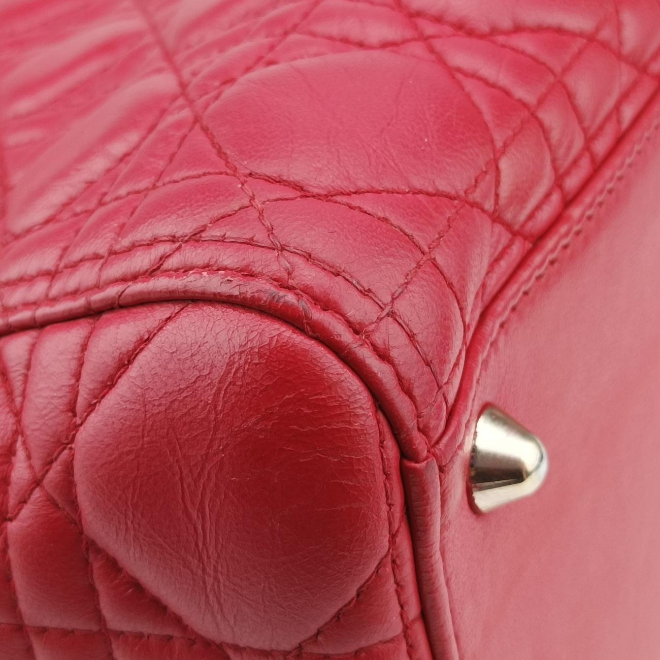 Lady DiorRedlambskin18-MA-1124レディディオールレッドラムスキン18-MA-1124