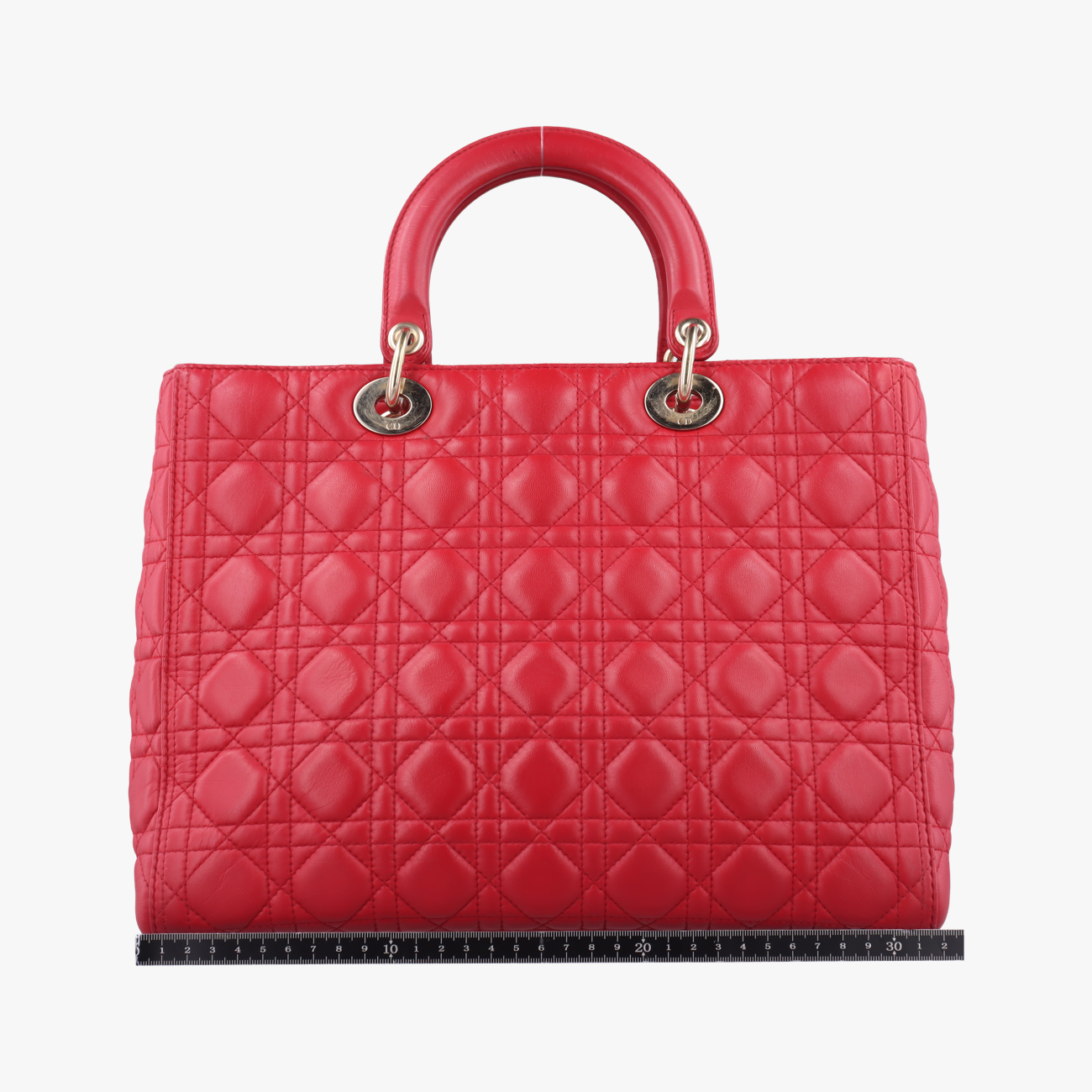 Lady DiorRedlambskin18-MA-1124レディディオールレッドラムスキン18-MA-1124