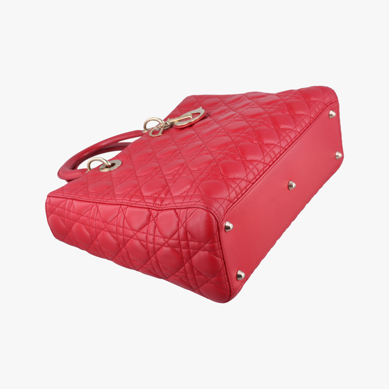 Lady DiorRedlambskin18-MA-1124レディディオールレッドラムスキン18-MA-1124