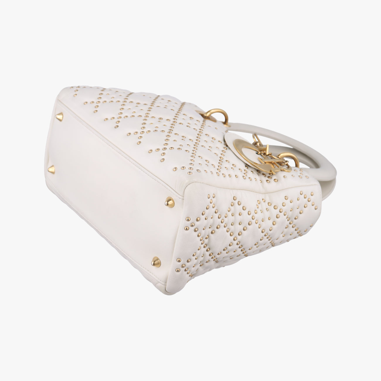 Lady DiorWhitelambskin16-BO-0117レディディオールホワイトラムスキン16-BO-0117