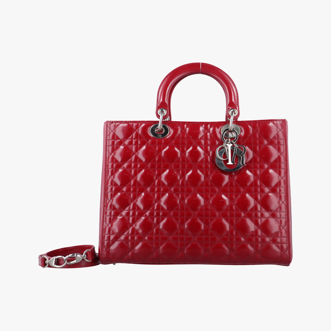 Lady DiorRedpatent16-BO-0112 Bレディディオールレッドパテント16-BO-0112 B