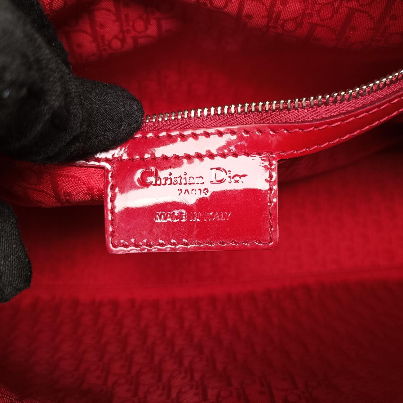 Lady DiorRedpatent16-BO-0112 Bレディディオールレッドパテント16-BO-0112 B