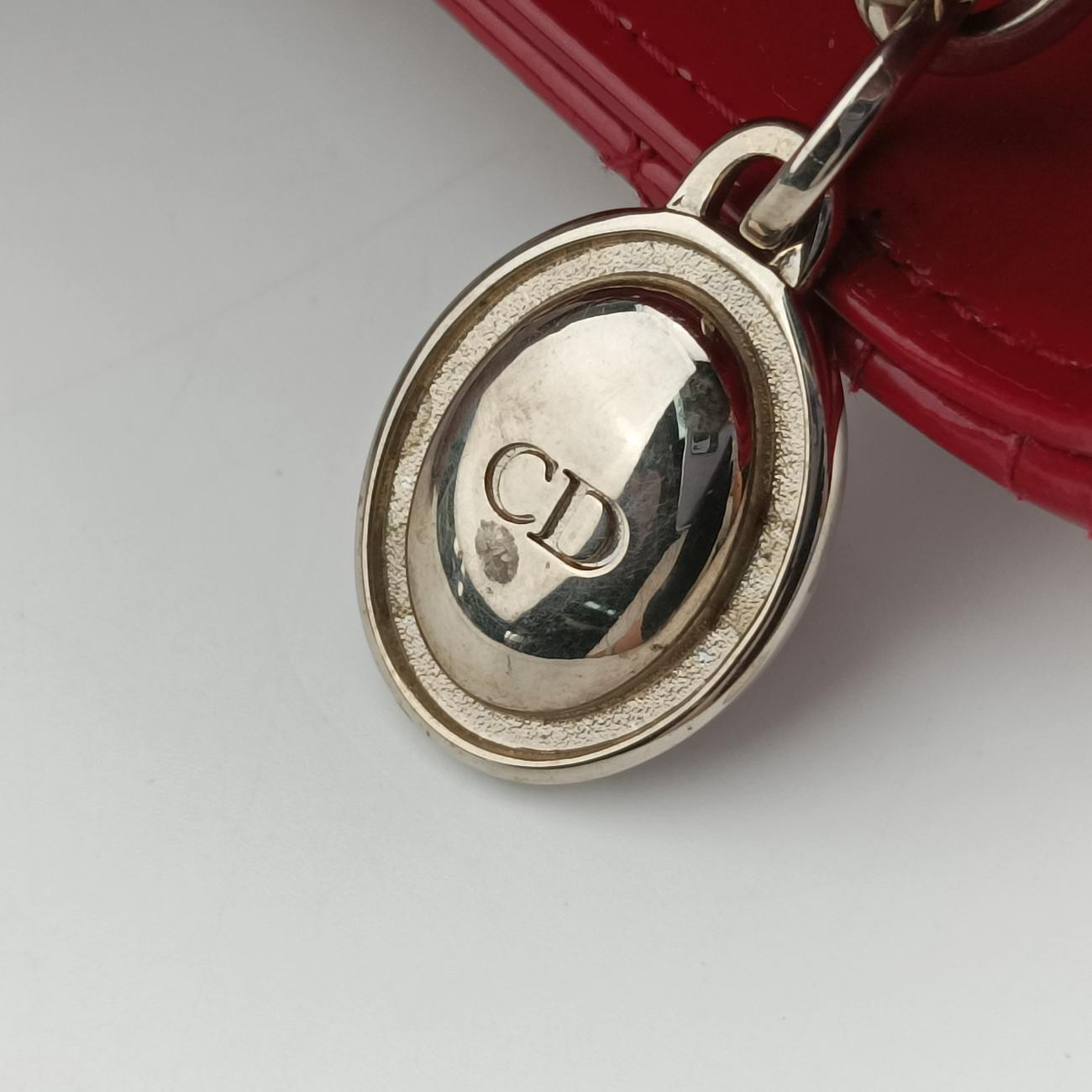 Lady DiorRedpatent16-BO-0112 Bレディディオールレッドパテント16-BO-0112 B