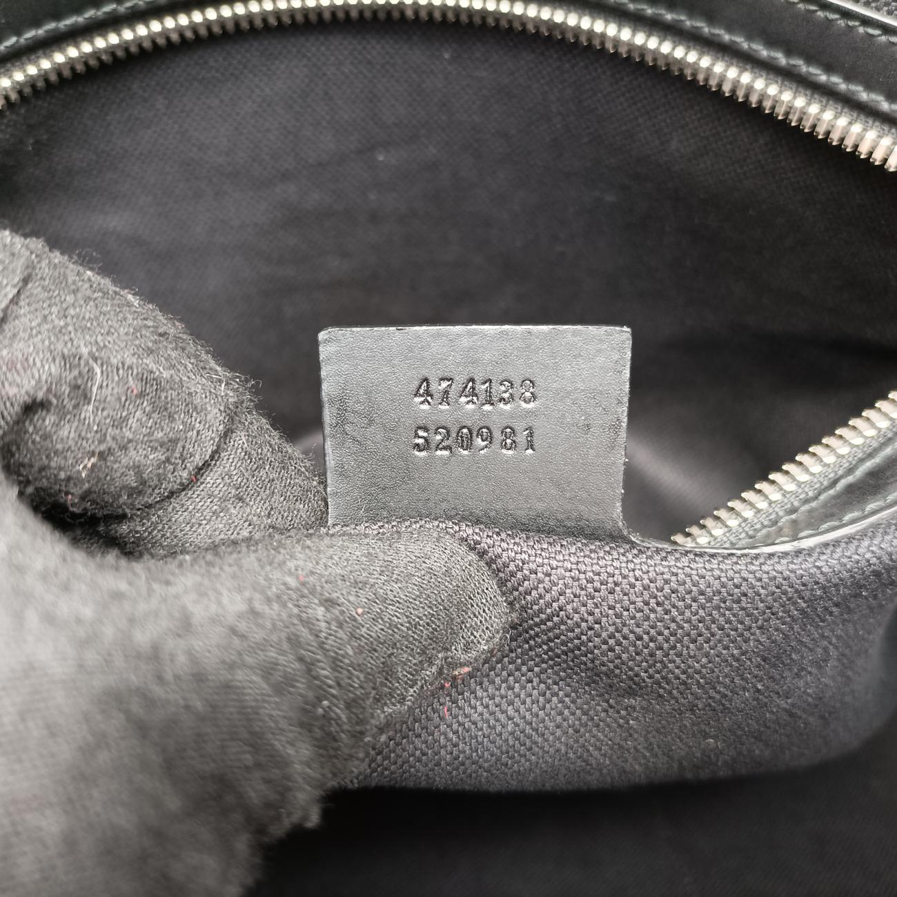 Web GG Supreme MessengerBlackPVC coated canvas474138E021687843ウェブ GG スプリームメッセンジャーブラックPVCコーティングキャンバス474138E021687843