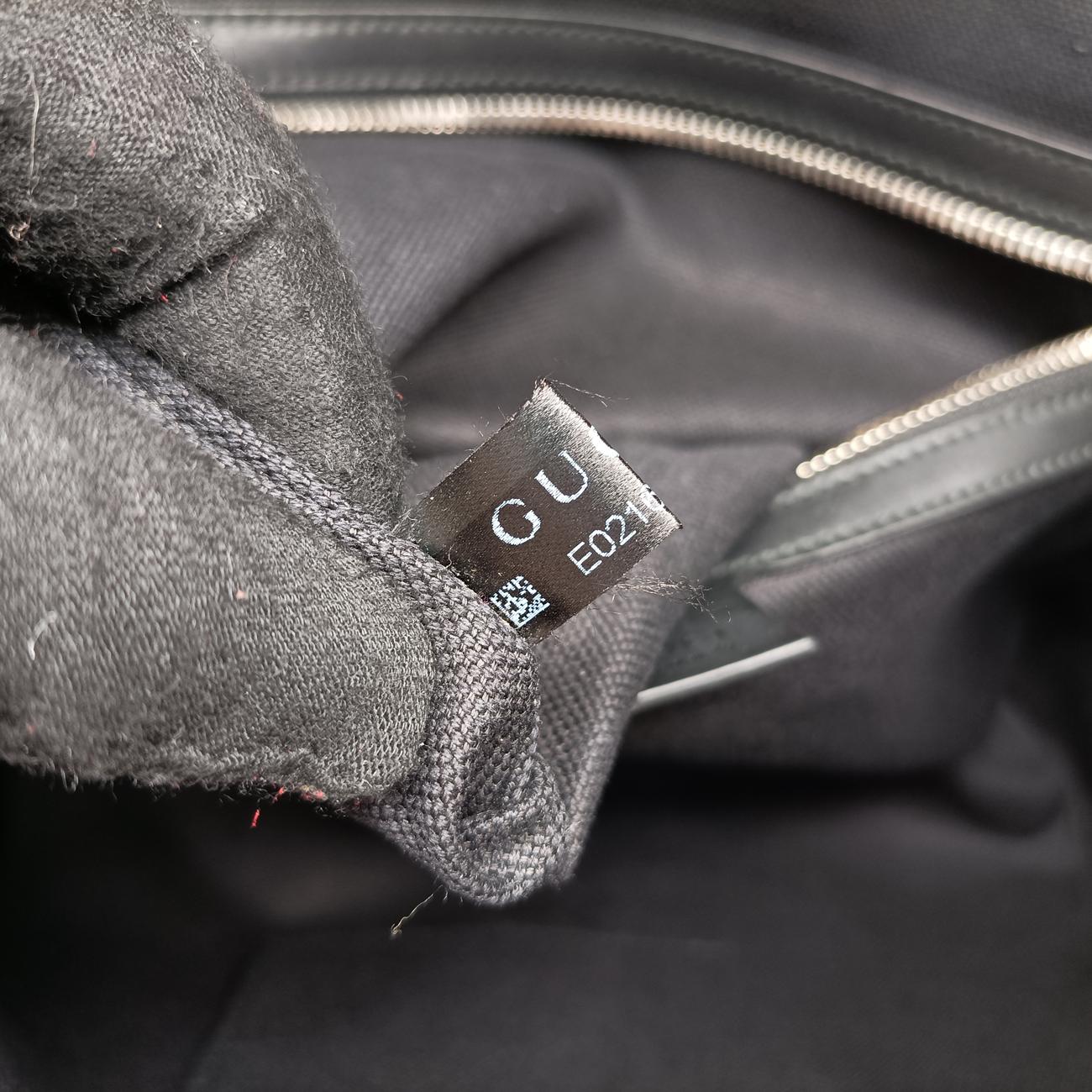Web GG Supreme MessengerBlackPVC coated canvas474138E021687843ウェブ GG スプリームメッセンジャーブラックPVCコーティングキャンバス474138E021687843