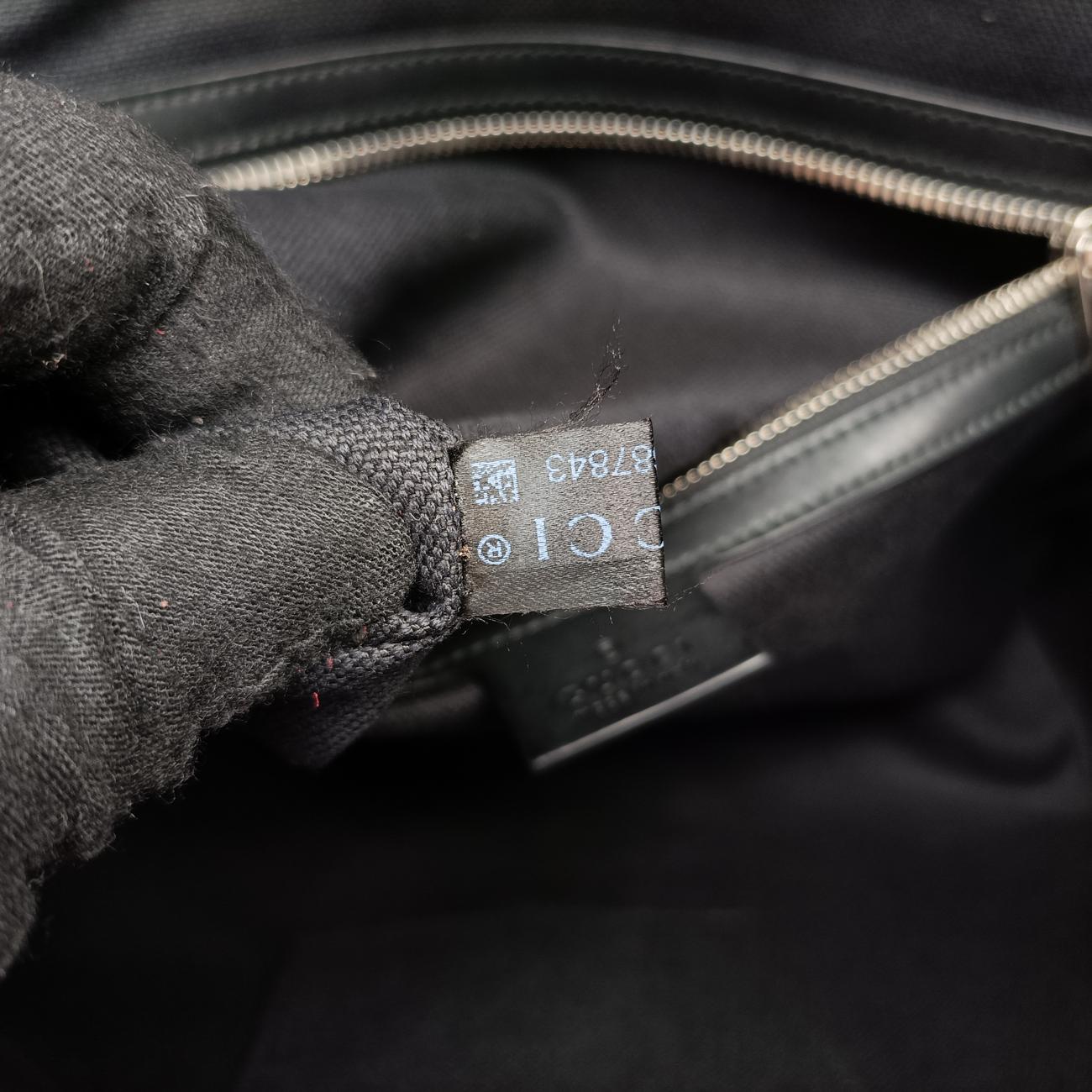 Web GG Supreme MessengerBlackPVC coated canvas474138E021687843ウェブ GG スプリームメッセンジャーブラックPVCコーティングキャンバス474138E021687843