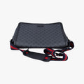 Web GG Supreme MessengerBlackPVC coated canvas474138E021687843ウェブ GG スプリームメッセンジャーブラックPVCコーティングキャンバス474138E021687843