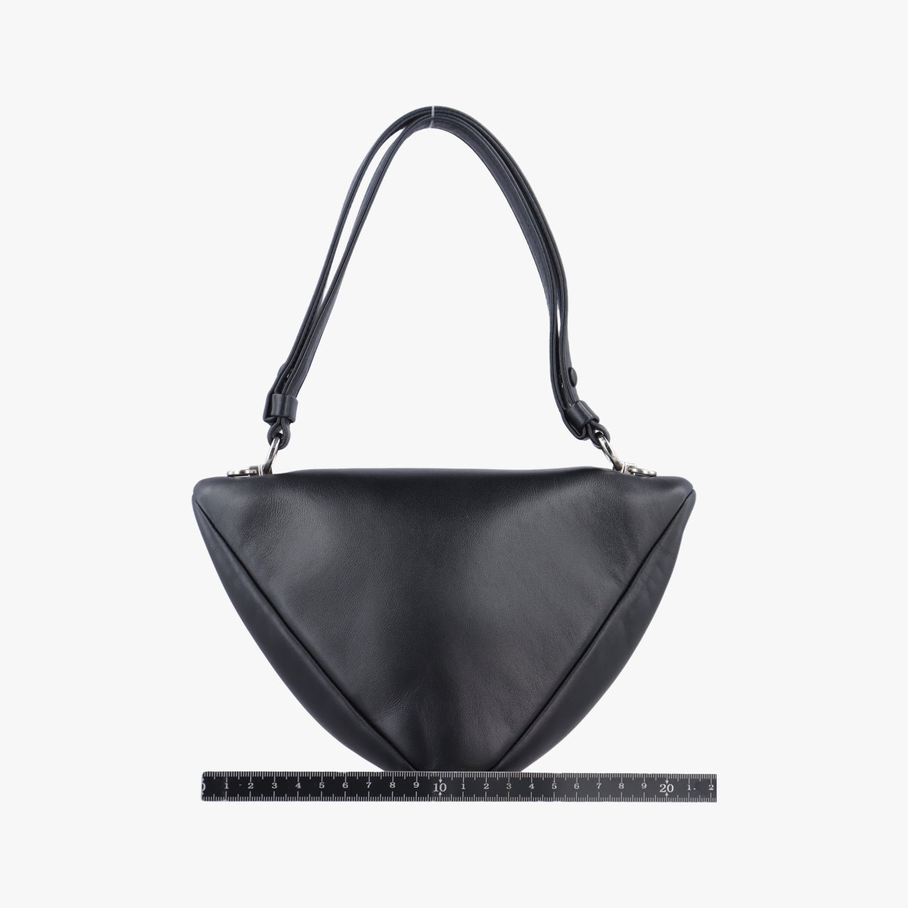 Padded Nappa triangleBlacklambskin1BA3157/Dパデッド ナッパ トライアングルブラックラムスキン1BA3157/D