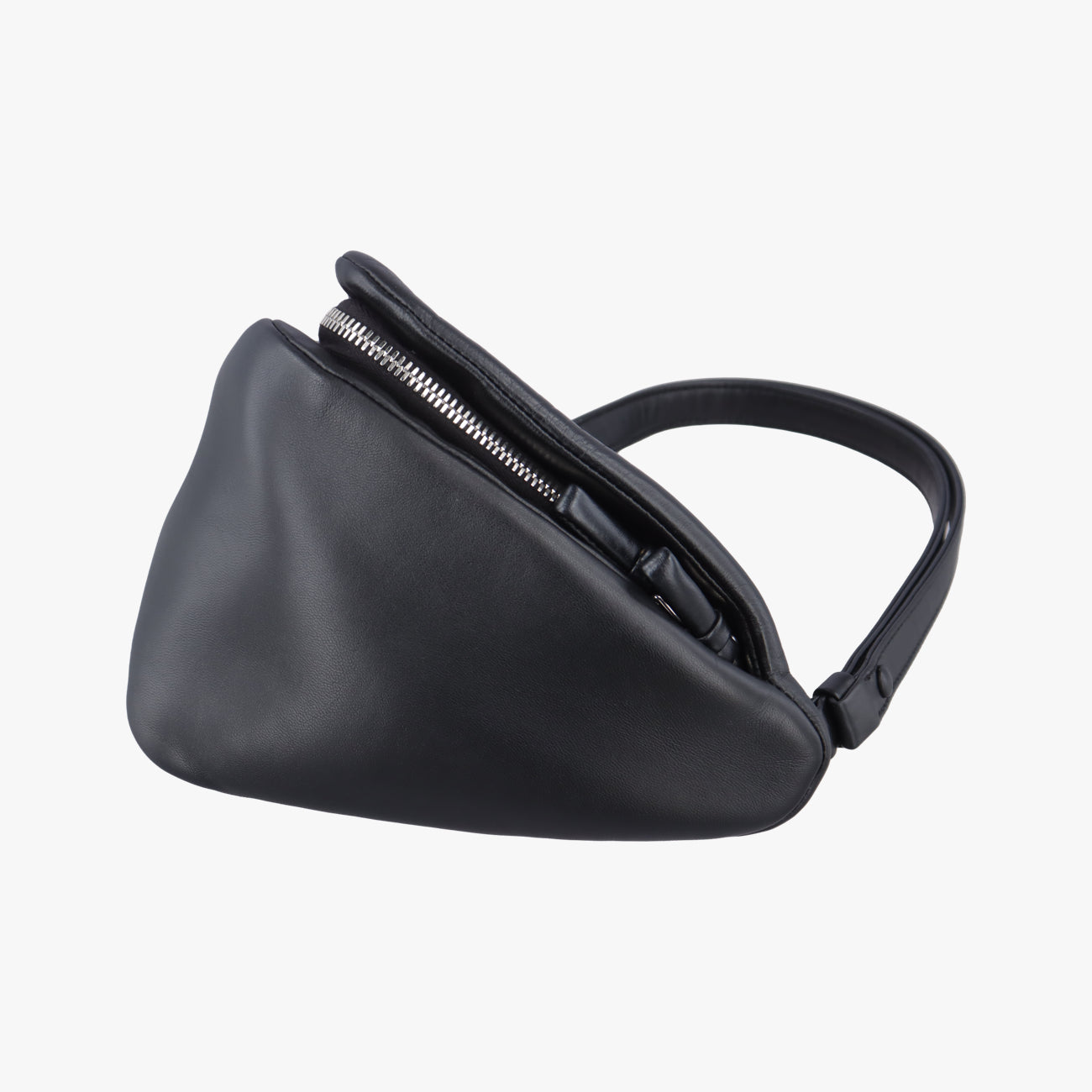 Padded Nappa triangleBlacklambskin1BA3157/Dパデッド ナッパ トライアングルブラックラムスキン1BA3157/D