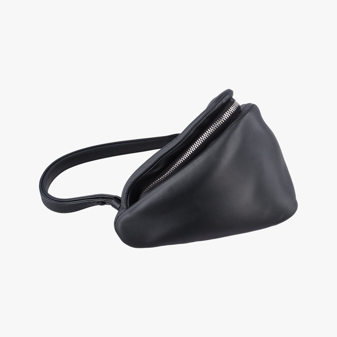 Padded Nappa triangleBlacklambskin1BA3157/Dパデッド ナッパ トライアングルブラックラムスキン1BA3157/D
