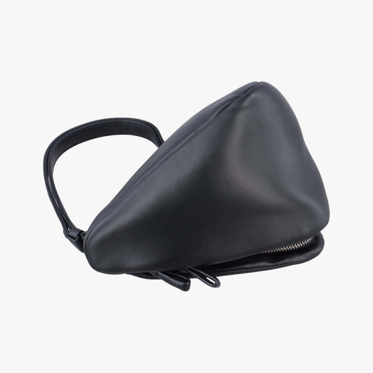 Padded Nappa triangleBlacklambskin1BA3157/Dパデッド ナッパ トライアングルブラックラムスキン1BA3157/D