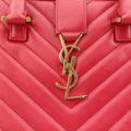 Matelasse Quilted Cabas MonogramRedLeather357397DPL357397.0714マトラッセ キルティング カバス モノグラムレッドレザー357397DPL357397.0714