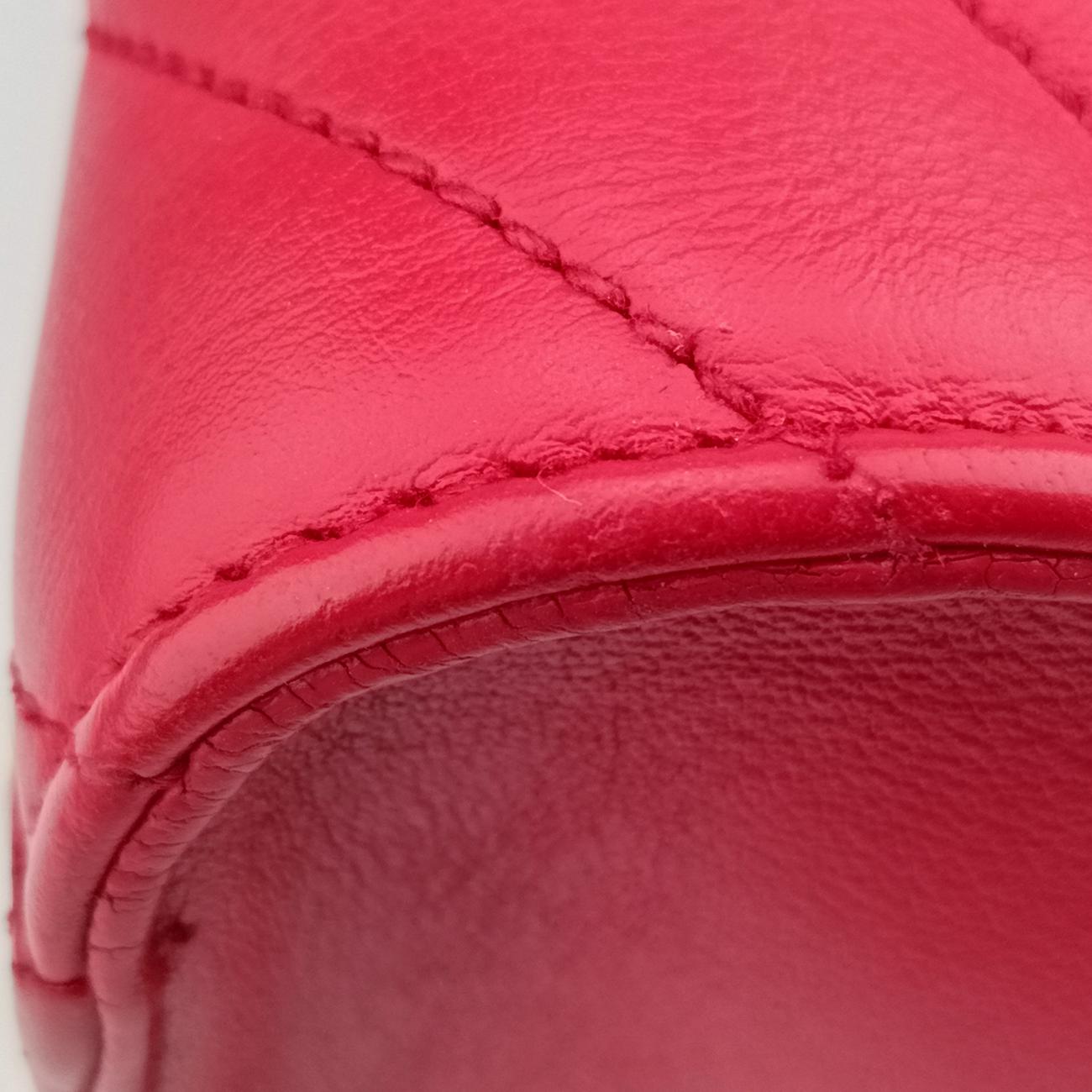 Matelasse Quilted Cabas MonogramRedLeather357397DPL357397.0714マトラッセ キルティング カバス モノグラムレッドレザー357397DPL357397.0714