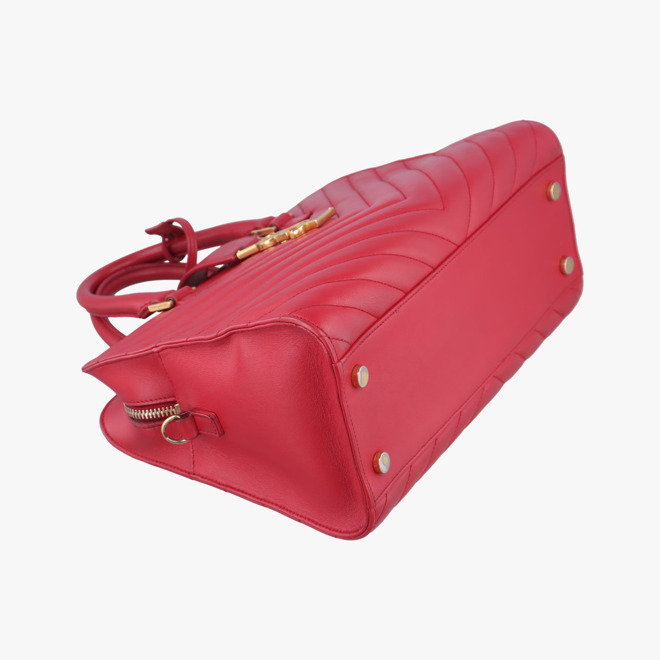 Matelasse Quilted Cabas MonogramRedLeather357397DPL357397.0714マトラッセ キルティング カバス モノグラムレッドレザー357397DPL357397.0714