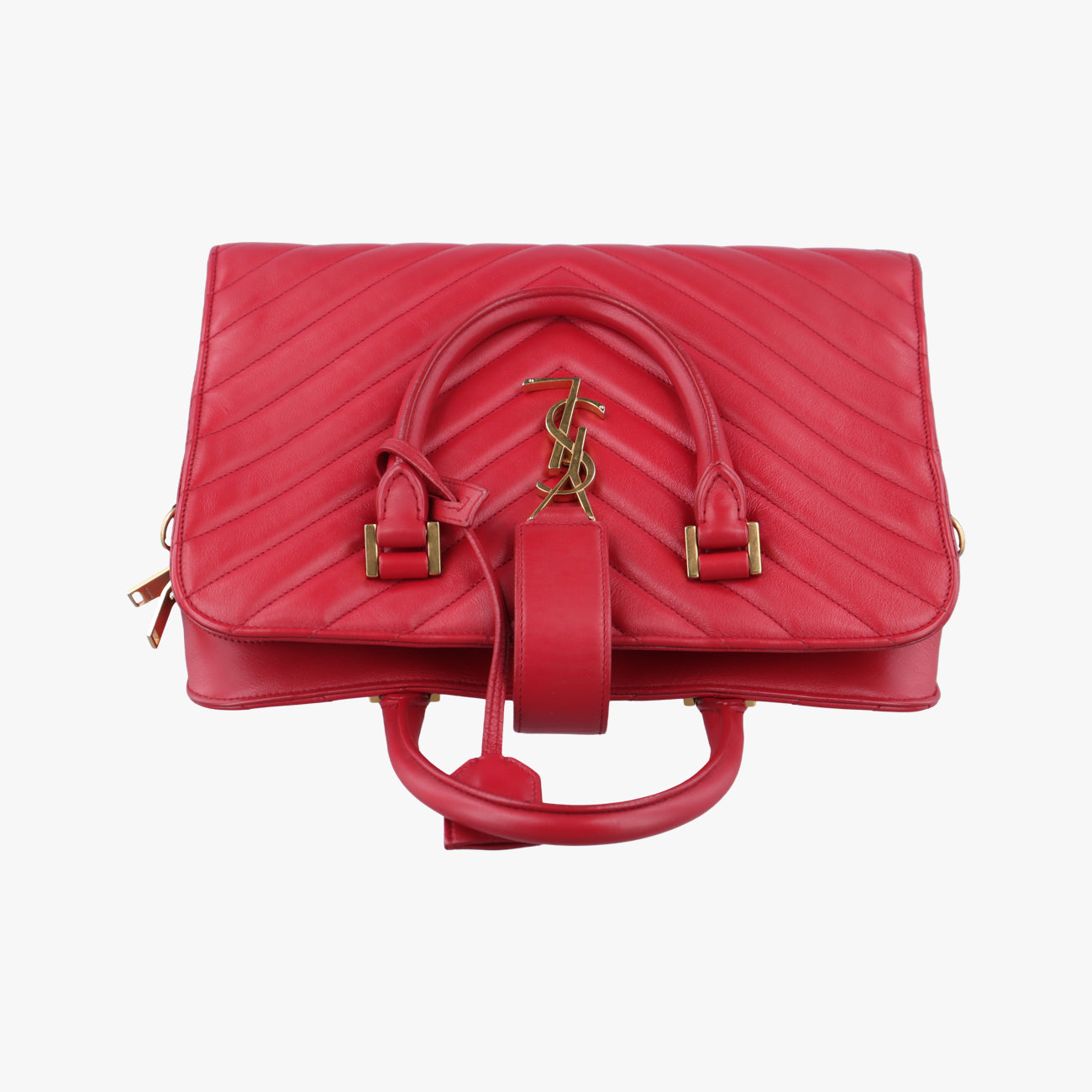 Matelasse Quilted Cabas MonogramRedLeather357397DPL357397.0714マトラッセ キルティング カバス モノグラムレッドレザー357397DPL357397.0714