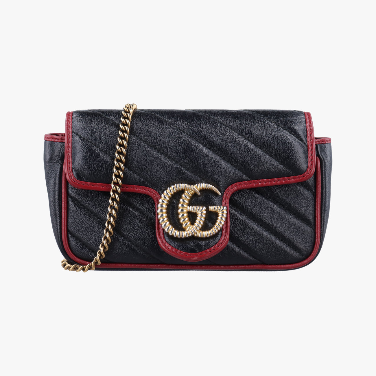 GG MarmontBlackLeather574969GGマーモントブラックレザー574969