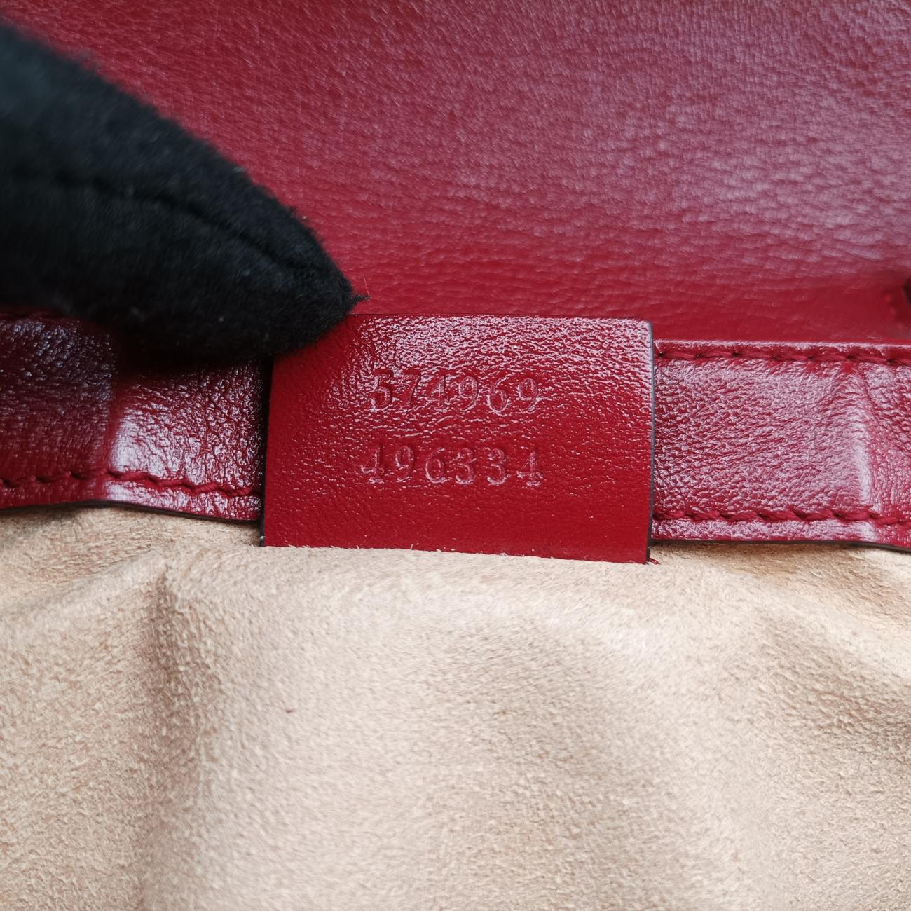 GG MarmontBlackLeather574969GGマーモントブラックレザー574969