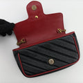 GG MarmontBlackLeather574969GGマーモントブラックレザー574969