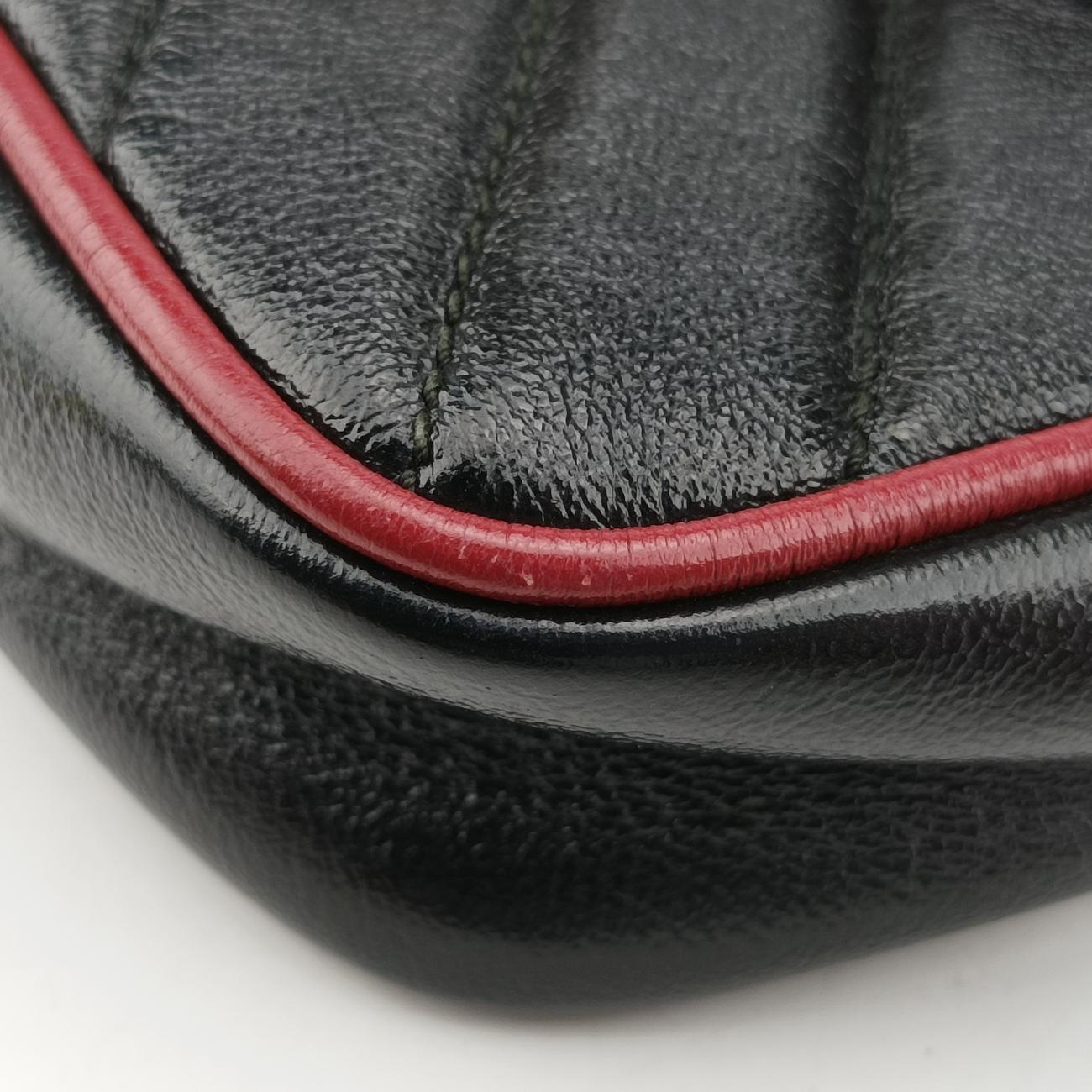 GG MarmontBlackLeather574969GGマーモントブラックレザー574969