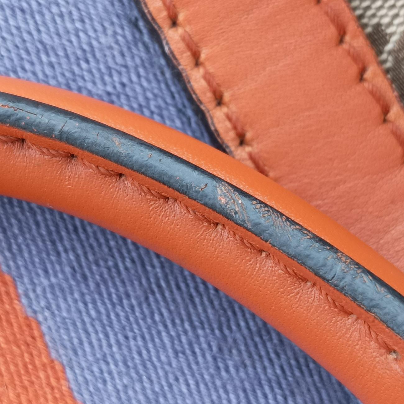 Sherry LineBeige x orange x bluecanvas x leather247205C9863150シェリーラインベージュ×オレンジ×ブルーキャンバス×レザー247205C9863150