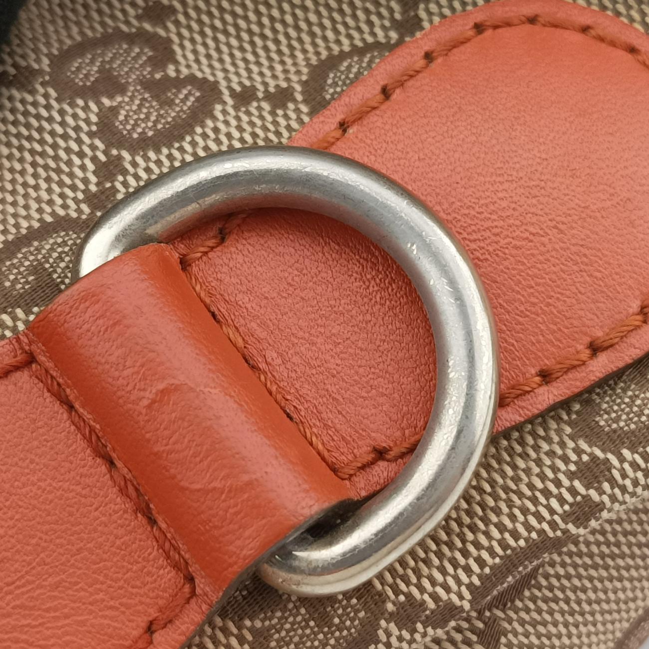 Sherry LineBeige x orange x bluecanvas x leather247205C9863150シェリーラインベージュ×オレンジ×ブルーキャンバス×レザー247205C9863150