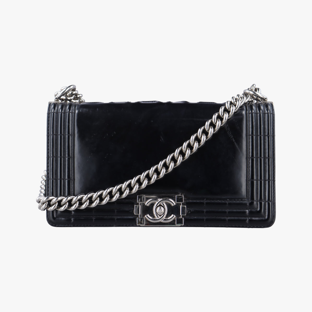 BOY CHANELBlackPatent leatherA6701817002694ボーイシャネルブラックパテントA6701817002694