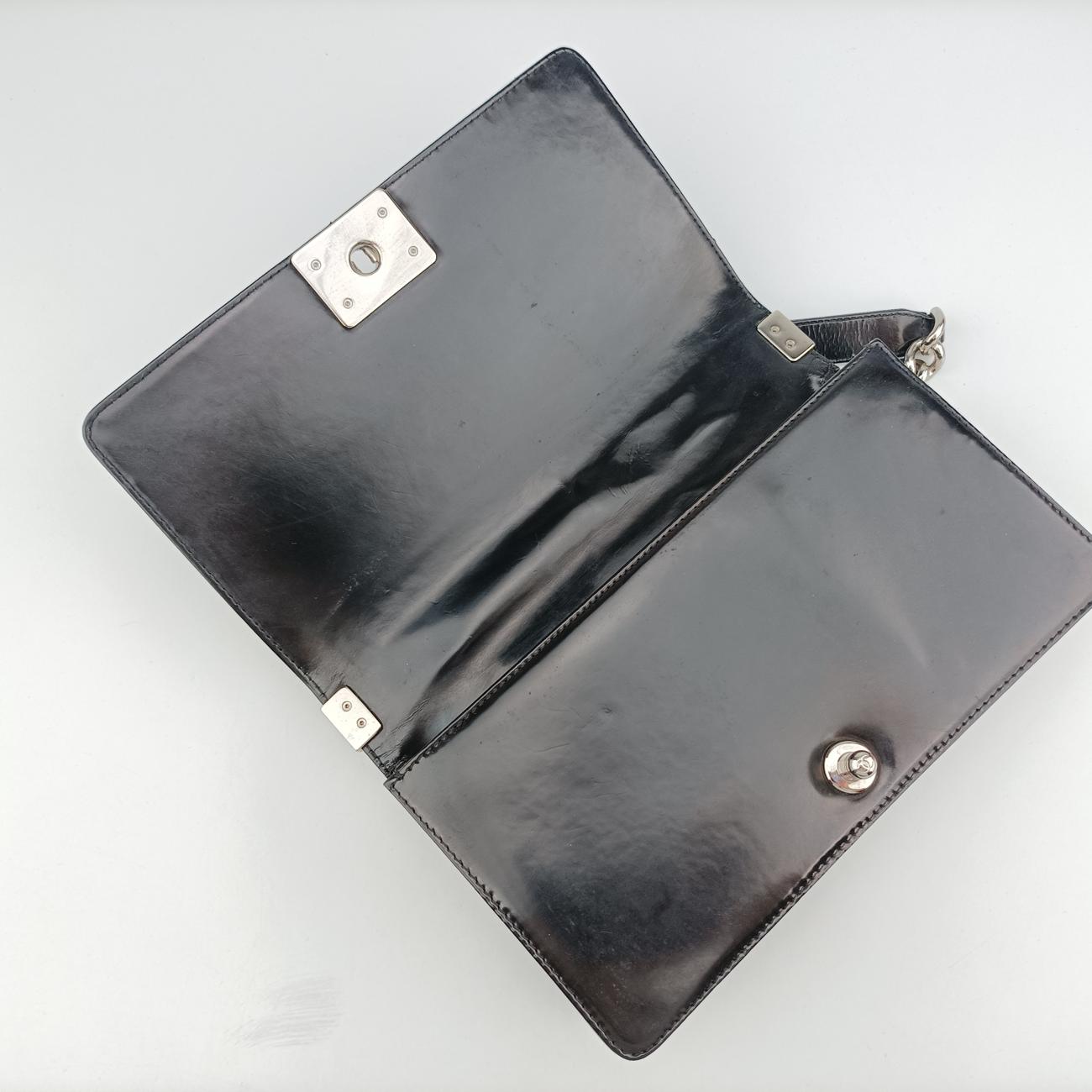 BOY CHANELBlackPatent leatherA6701817002694ボーイシャネルブラックパテントA6701817002694