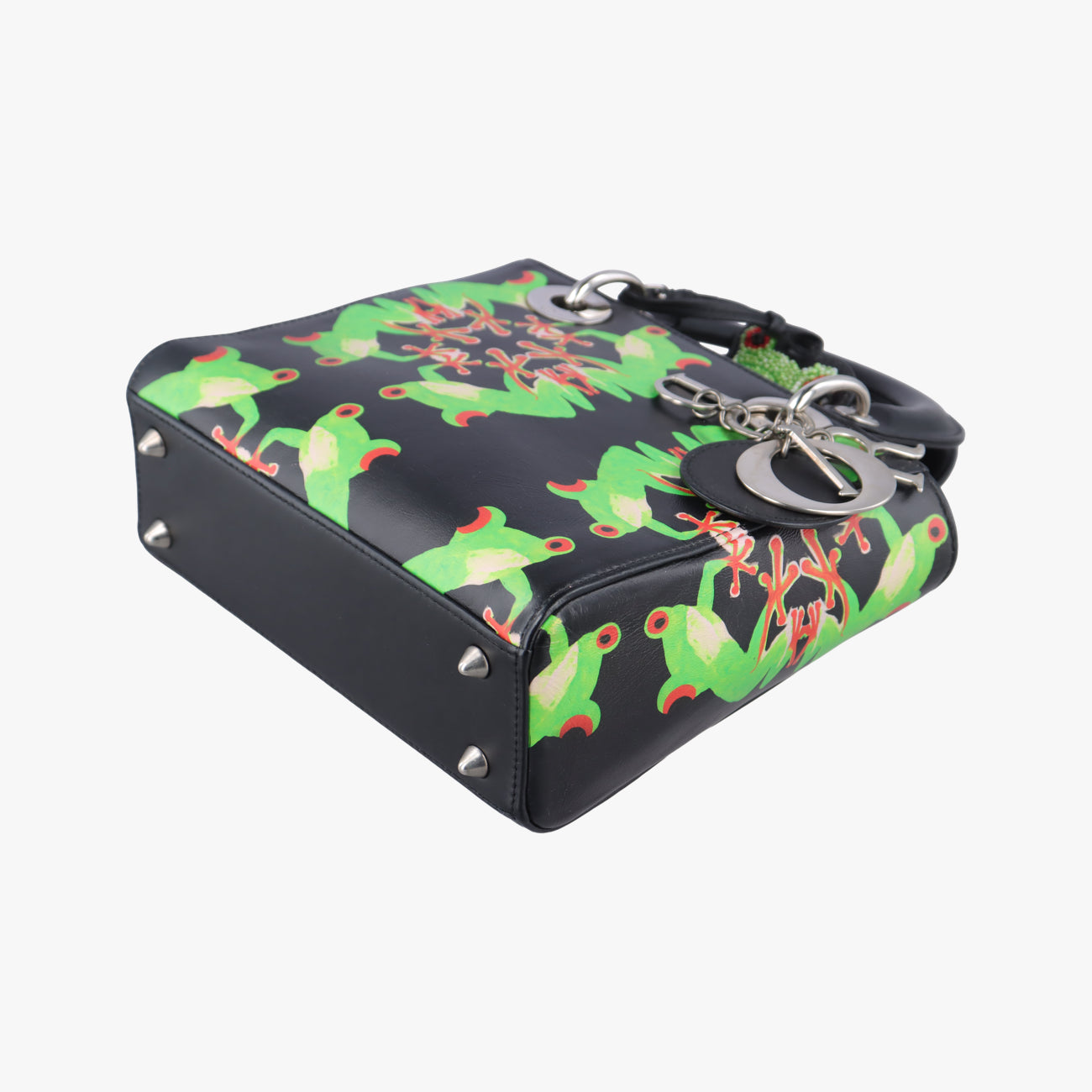 Lady Dior ArtBlack×MulticolourLeather29-MA-1116レディ ディオール アートブラック×マルチカラーレザー29-MA-1116