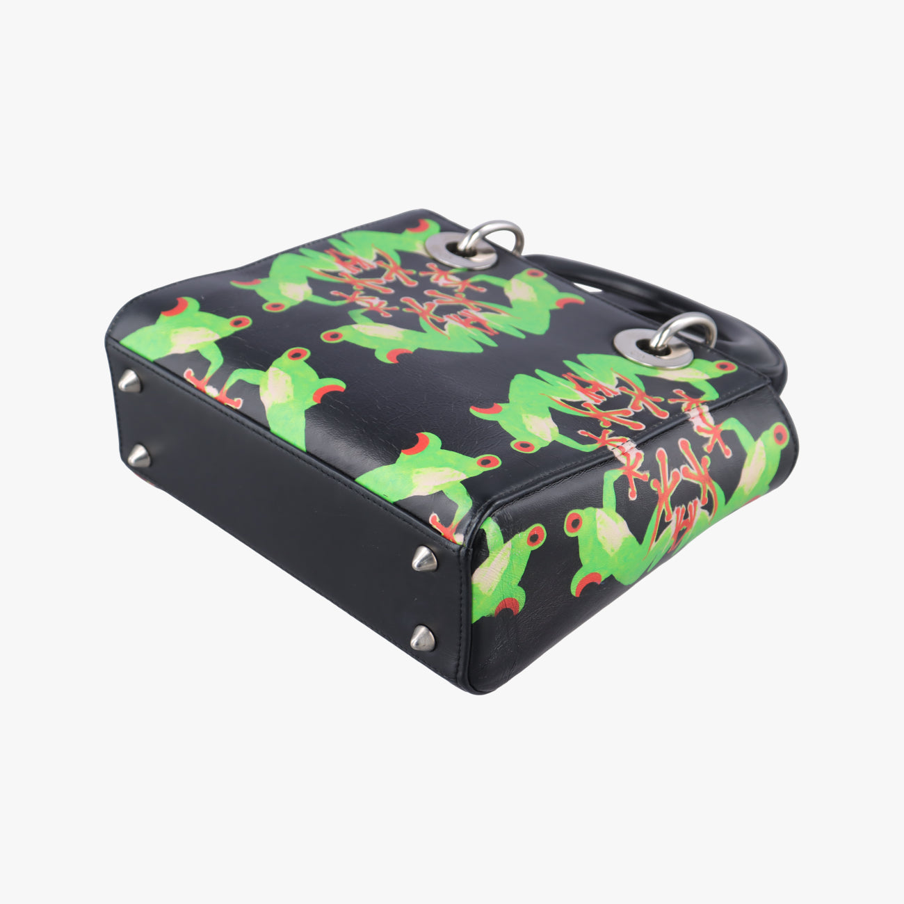 Lady Dior ArtBlack×MulticolourLeather29-MA-1116レディ ディオール アートブラック×マルチカラーレザー29-MA-1116