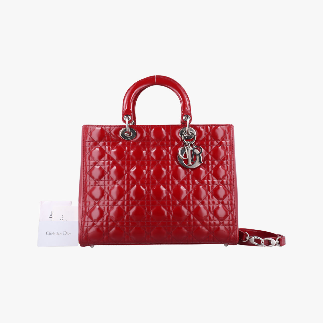 Lady DiorRedpatent16-BO-0112 Bレディディオールレッドパテント16-BO-0112 B
