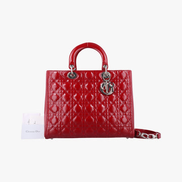 Lady DiorRedpatent16-BO-0112 Bレディディオールレッドパテント16-BO-0112 B