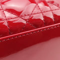 Lady DiorRedpatent16-BO-0112 Bレディディオールレッドパテント16-BO-0112 B