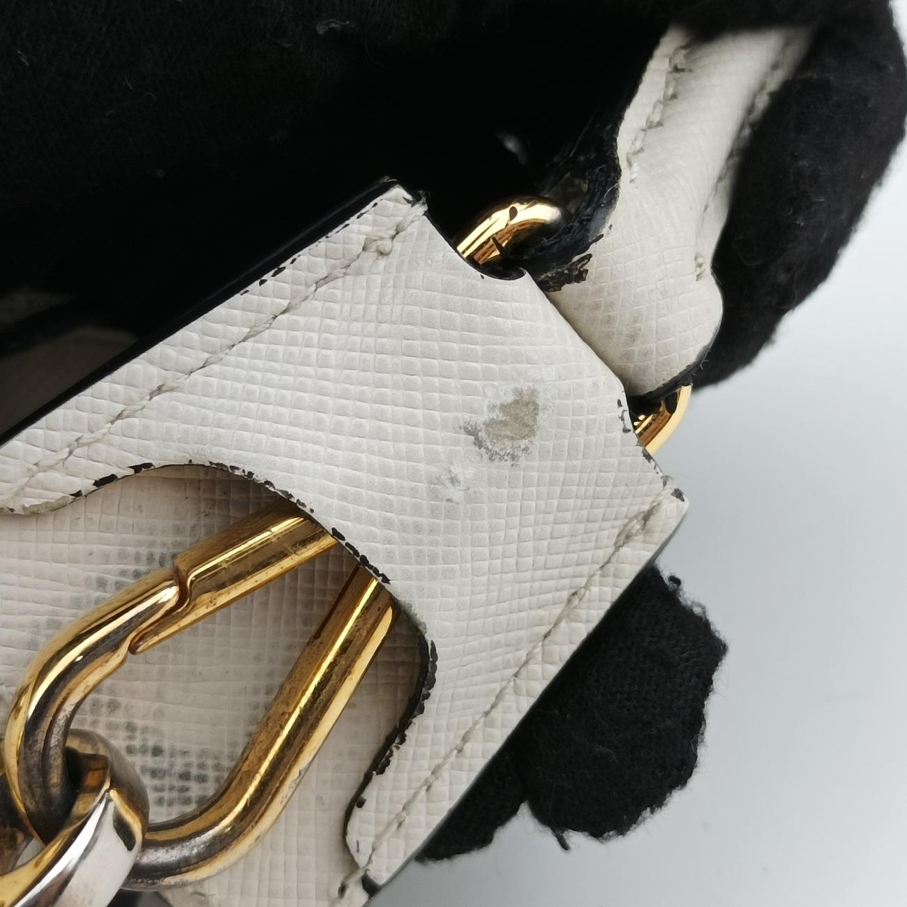 Studded　CahierWhiteSAFFIANO LeatherB5045M180 5スタッズ　カイエホワイトサフィアーノレザーB5045M180 5