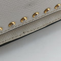 Studded　CahierWhiteSAFFIANO LeatherB5045M180 5スタッズ　カイエホワイトサフィアーノレザーB5045M180 5